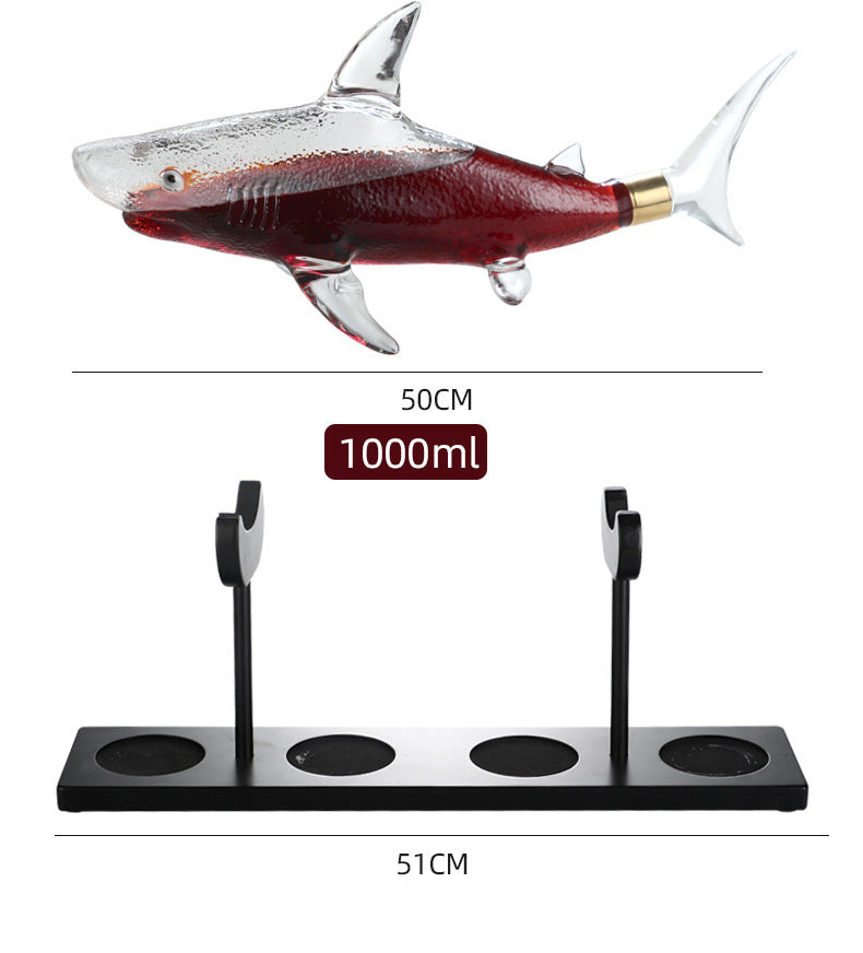 Shark Decanter Set