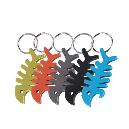 Fish Bone Keychain Bottle Opener