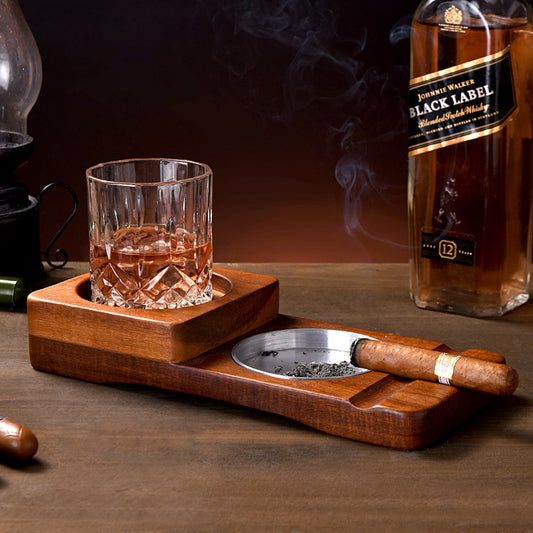 2 in 1 Whiskey Coaster And Ash Tray