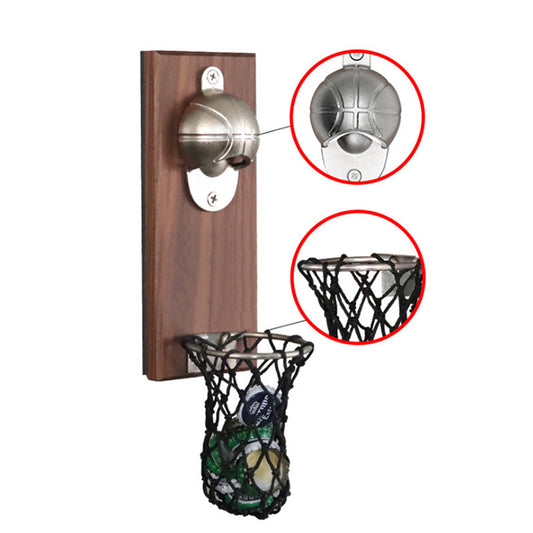 Basketball Wall Mount Bottle Opener