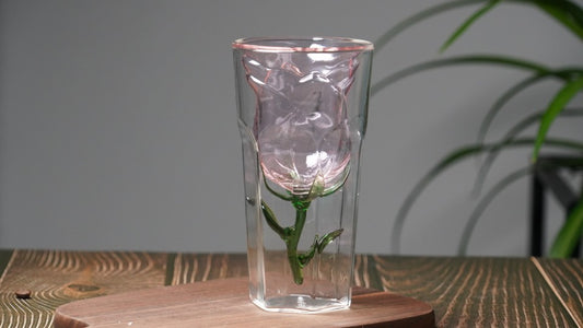 Double-layer Rose Glass