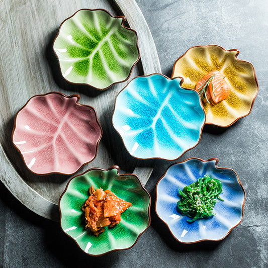 Retro Leaf Garnish Tray