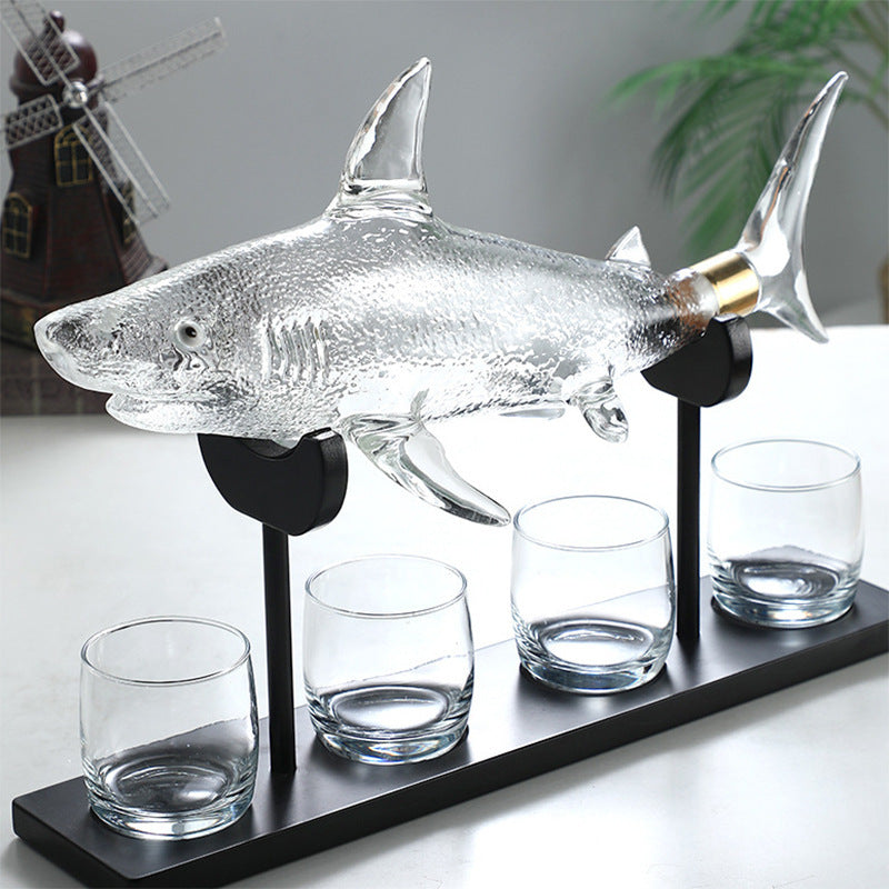 Shark Decanter Set