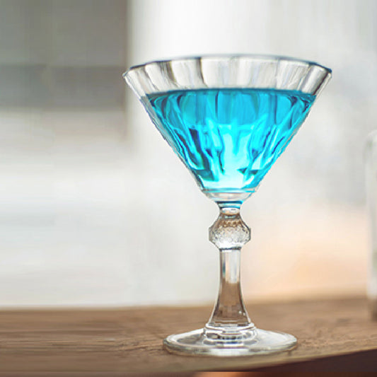 Ridge And Ball Martini Glass