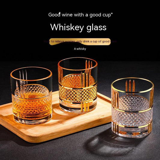 Gold Whiskey Glass