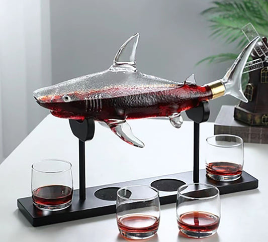 Shark Decanter Set